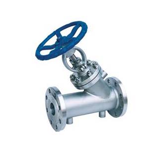 保温夹套直流式截止阀